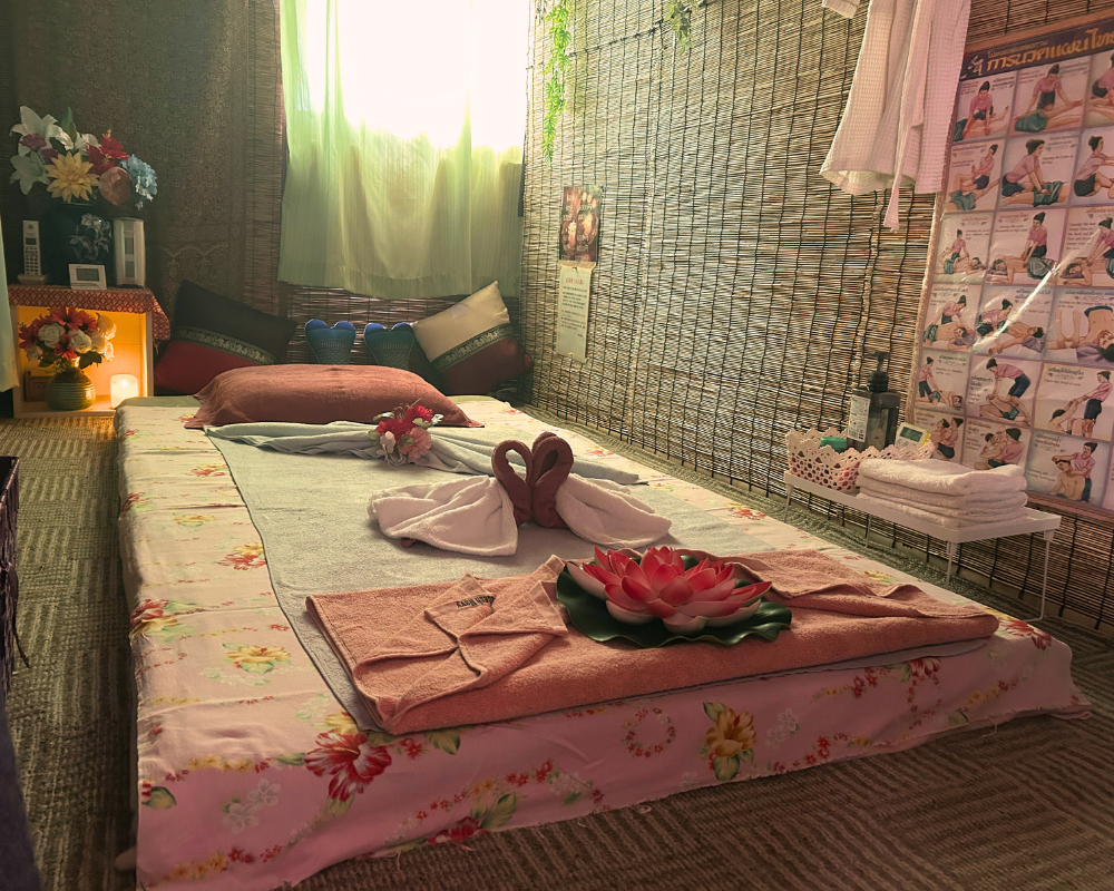 茨城県下妻市下妻乙のタイ古式マッサージ・バンコクの施術室